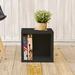 Ebern Designs Skye 12.8" H x 13.4" W Zboard Paperboard Cube Bookcase Wood in Black | 12.8 H x 13.4 W x 11.2 D in | Wayfair