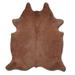 Brown 78 x 0.25 in Area Rug - Foundry Select NATURAL HAIR ON COWHIDE CARAMEL 3 - 5 M GRADE A Cowhide, Leather | 78 W x 0.25 D in | Wayfair