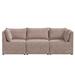 Gray/Brown Sectional - Birch Lane™ Belmoor 93" Wide Modular Sofa & Chaise | 30 H x 93 W x 31 D in | Wayfair ADCA342F67724A27B340C48738D53001