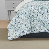 Three Posts™ Kilgo Blue/Green/Gray Standard Cotton Reversible Comforter Set Polyester/Polyfill/Cotton in Blue/Gray/Green | Wayfair