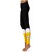 Women's Black Appalachian State Mountaineers Color Block Yoga Leggings