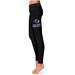 Women's Black High Point Panthers Thigh Logo Yoga Leggings