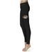 Women's Black Missouri Tigers Plus Size Thigh Logo Yoga Leggings