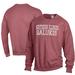 Men's ComfortWash Maroon Southern Illinois Salukis Stack Garment Dyed Crewneck Pullover Sweatshirt