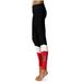 Women's Black San Diego State Aztecs Color Block Yoga Leggings