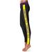 Women's Black/Gold Tennessee Tech Golden Eagles Plus Size Side Stripe Yoga Leggings