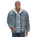 Men's Big & Tall Sherpa Trucker Jacket by Levi's in Mustard Wash (Size L)