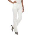 Plus Size Women's True Fit Stretch Denim Bootcut Jean by Jessica London in White (Size 18) Jeans