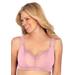 Plus Size Women's Comfort Choice® Wireless Gel Strap Bra by Comfort Choice in Rose Quartz (Size 54 DDD)