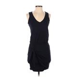 Venus Casual Dress - Party V Neck Sleeveless: Black Solid Dresses - Women's Size X-Small