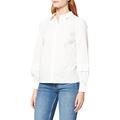 NAF Women's HIRA C1 Dress Shirt, Off-White, 18 (XXL)