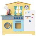 Peppa Pig Wooden Family Kitchen | Pretend Kitchen With Oven, Fridge, Sink And Much More | Childrens Kitchen Set With Accessories | Pretend Cooking Playset | Educational Roleplay Set | 2+