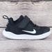 Nike Shoes | Nike Boys Free Rn 2018 Black White Low Top Sneaker Athletic Shoes Size Us 10 C | Color: Black/White | Size: 10