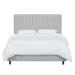 Wade Logan® Aimee-Leigh Low Profile Standard Bed Upholstered/Cotton in Gray | 49 H in | Wayfair 5EFD176D2ADB4E9399C6320B20592A8B