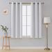 Eider & Ivory™ Lionel Eider & Ivory Room Darkening Blackout Thermal Insulated Grommet Curtain 1 Panel Polyester in White | 63 H in | Wayfair