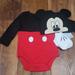 Disney Costumes | Mickey Mouse Costume 6-9m | Color: Red | Size: 6-9 Months