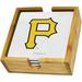 Pittsburgh Pirates Team Logo Four-Pack Square Coaster Set