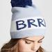 Kate Spade Accessories | Kate Spade Brrrr Pom Pom Ski Hat, Nwt | Color: Blue/White | Size: Os