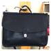 Coach Bags | Coach Vintage Black Leather Laptop Work Bag | Color: Black | Size: 16 X 12.5 In