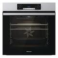 Hisense BI62212AXUK - Built-in 77L Electric Single Oven - Stainless Steel with Even Bake, Pizza Mode, Multiphase Cooking - 22x23x23 inches (LxWxH) - A Rated, Extra Large