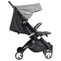 Looping SQUIZZ 3 Compact Travel Pushchair | From Birth | Compact Folding 1 Hand | Intense Grey