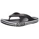 Crocs Unisex's Bayaband Flip Flop,Black/White,36/37 EU