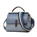 Genuine Leather Small Handbags for Women Satchel Shoulder Bags, Ladies Mini Tote with Handle Purse for Women blue Size: One Size