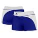 Women's Royal/White Central Connecticut State Blue Devils Curve Side Shorties