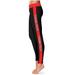 Women's Black/Red Texas Tech Red Raiders Side Stripe Yoga Leggings