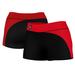 Women's Black/Red Austin Peay State Governors Curve Side Shorties