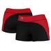 Women's Black/Red Seattle Redhawks Curve Side Shorties