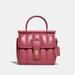 Coach Bags | Coach Originals Turnlock Quilted Leather Channel Willis Top Handle 18 Bag | Color: Pink/Red | Size: Os