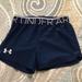 Under Armour Bottoms | Girls Under Armour Navy Blue Athletic Shorts Size 5 | Color: Blue/White | Size: 5g