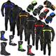 Motorbike Suit Gloves Motorbike Boots Shoes 2 Piece Suit Rider Bike Motorcycle Motorbike Waterproof Suit Jacket with Trouser Gloves Boots CE Armour All Weather for Mens (Red, XS Jacket+ XS Trouser-L32'')