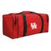 Red Houston Cougars Gear Pack Square Duffel Bag