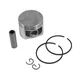 Kit de segments de piston de tronçonneuse kit d'axe de tronçonneuse 5200 52CC 45mm 1 jeu