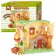 Ensemble de jouets modèles Hamtaro Bijou pour enfants série Hamster House sous-sol figurine