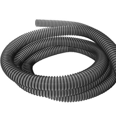 Delfin Industrial FH0031.50.20 20' Black Helix Conductive Food Grade Vacuum Hose