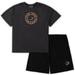 Men's Concepts Sport Black/Heathered Charcoal San Jose Sharks Big & Tall T-Shirt Shorts Sleep Set
