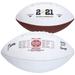 Jordan Battle Alabama Crimson Tide Autographed 2020 CFP Champions White Panel Football with "2020 Champs" Inscription