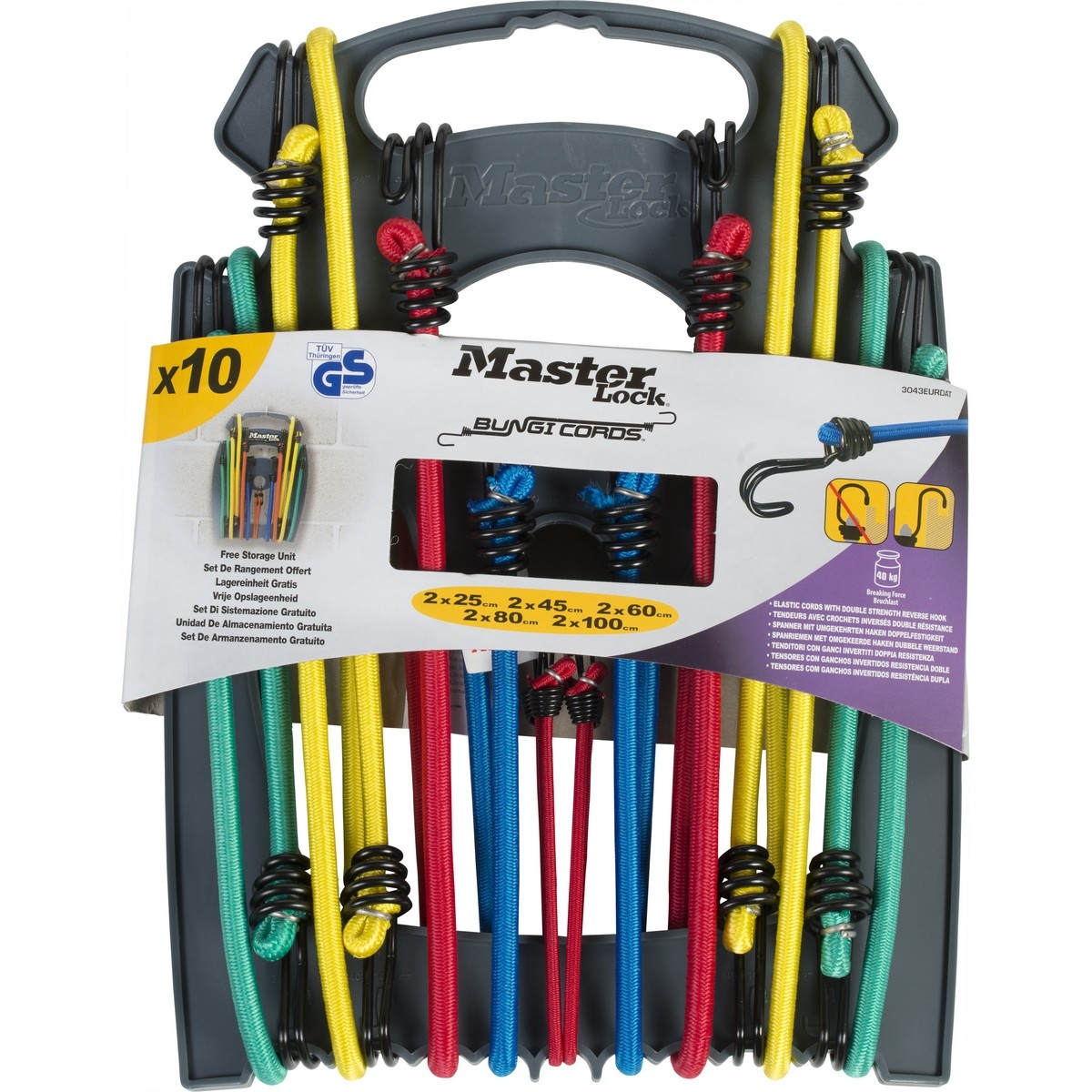 Master Lock H0100EURHRO Feuer- und Wasserfeste Sicherheitskassette, klein mit Zylinderschloss Image