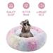 Friends Forever Donut Faux Fur Self Warming Indoor Round Cuddler Synthetic Material, Size 7.0 H x 30.0 W x 30.0 D in | Wayfair PET63DU5480