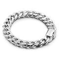 Fashion 925 Sterling Silver Classic Cuban Chain Bracelet 10mm-7 "8" 9 "10" Curb Cuban Bracelet Solid Thick Large Link Bracelet For Men & Boys Jewelry Gift, 8.5 inches, Sterling Silver , zircon cubic,