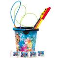 Bubble Brothers Giant Bubble Kit for Kids Giant Bubble Wands and Bubble Solution complete Bubble Set with Bubble Mixture for Big Bubbles Large Bubble Wand and Bucket Garden Toys (11-piece set)
