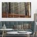 East Urban Home Rays Of Sun In Dense Forest - Multipanel Landscape Photo Metal Wall Art Metal in Brown/Green | 28 H x 1 D in | Wayfair