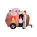 The Holiday Aisle® Gingerbread Trailer Prop Inflatable in Brown/Green/Red | 15.75 H x 13.78 W x 13.78 D in | Wayfair