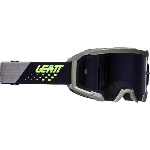 Leatt Velocity 4.5 Iriz Dots Motocross Brille, grau-grün