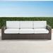 Palermo Sofa with Cushions in Bronze Finish - Snow with Logic Bone Piping, Standard Cushion - Frontgate