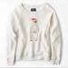 American Eagle Outfitters Tops | American Eagle Polar Bear Sweatshirt Size S | Color: Cream | Size: S