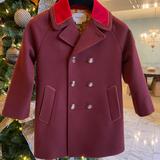Gucci Jackets & Coats | Boys Gucci Wool Coat. Only Worn Twice. Purchased In Milan Italy. | Color: Red | Size: 4b